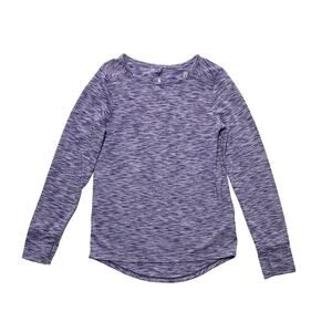 Champion Junior Size M (7-8) High Low  Purple Long Sleeve